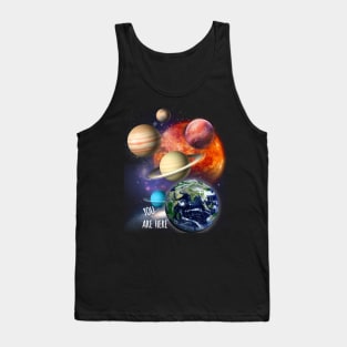 Solar Systems Planet Space Geeks Gift Astronomy Lover Tank Top